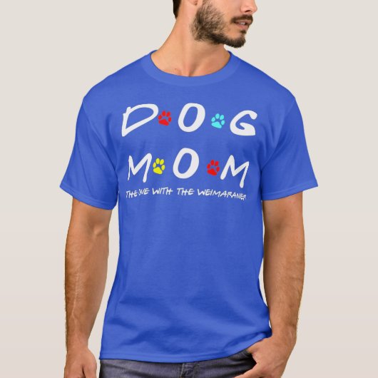 Weimaraner Hond Moeder Grappige Nieuwe Puppy Lover T-shirt (Voorkant)