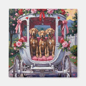 Weimaraner hond Valentijnsdag  Magneet (Voorkant)