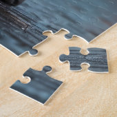 Weimaraner Honden Kerst Sneeuw Vakantie Legpuzzel (Zijkant)