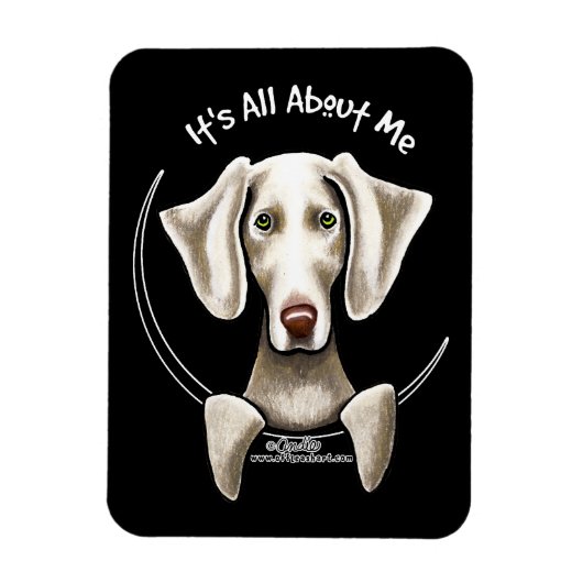 Weimaraner IAAM Magneet (Verticaal)
