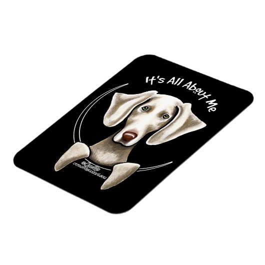 Weimaraner IAAM Magneet (Linkerzijde)