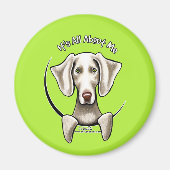 Weimaraner IAAM Magneet (Voorkant)