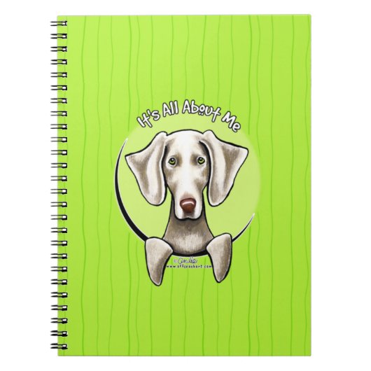Weimaraner IAAM Notitieboek (Voorkant)