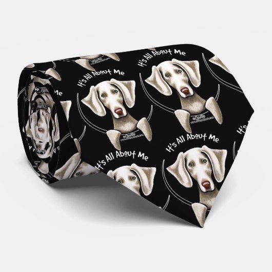 Weimaraner IAAM Stropdas (Opgerold)