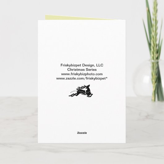 Weimaraner Ik geloof Santa Kaarten (Achterkant)