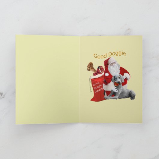 Weimaraner Ik geloof Santa Kaarten (Binnen)