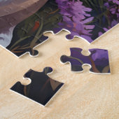 Weimaraner in Lavender veld Legpuzzel (Zijkant)