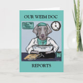 Weimaraner Kaart (Voorkant)