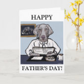 WEIMARANER KAART (Gele Bloem)