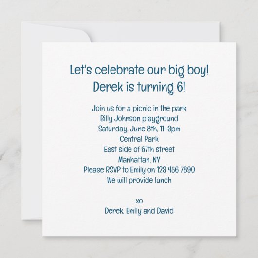 Weimaraner kaart, Weimaraner verjaardag Kaart (Achterkant)