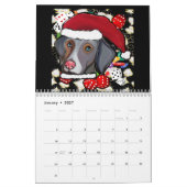 WEIMARANER  KALENDER (Jan 2027)