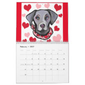 WEIMARANER  KALENDER (Feb 2027)