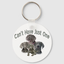 Weimaraner kan niet slechts één sleutelhanger