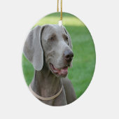 Weimaraner Keramisch Ornament (Rechts)