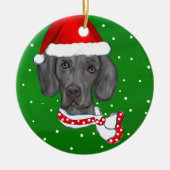WEIMARANER KERAMISCH ORNAMENT (Voorkant)