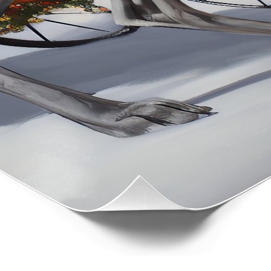 Weimaraner Kerstfeest Seizoen Perfect Poster (Hoek)