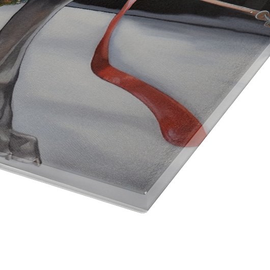 Weimaraner Kerstfeest Seizoen Snijplank (Hoek)