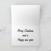 Weimaraner kerstkaart feestdagen kaart (Binnen)