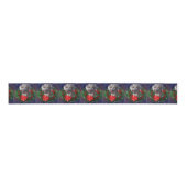 Weimaraner Kerstmis Wreath Grosgrain Lint (Voorkant)