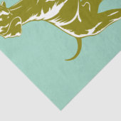 Weimaraner kleurrijk  tissuepapier (Detail)