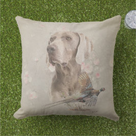 Weimaraner-kussen voor gebruik buitenshuis buitenkussen