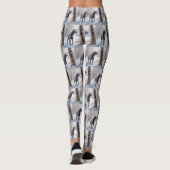 Weimaraner Laat het Sneeuwen Kerstmis Leggings (Achterkant)