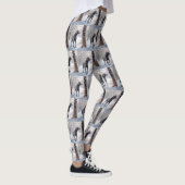 Weimaraner Laat het Sneeuwen Kerstmis Leggings (Rechts)
