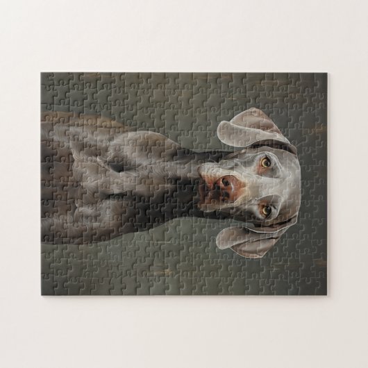 Weimaraner Legpuzzel (Horizontaal)