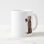Weimaraner Liefde Grote Koffiekop (Voorkant rechts)