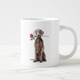 Weimaraner Liefde Grote Koffiekop