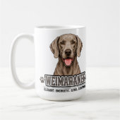 🐾 Weimaraner liefhebber cadeau 🐾 Koffiemok (Links)