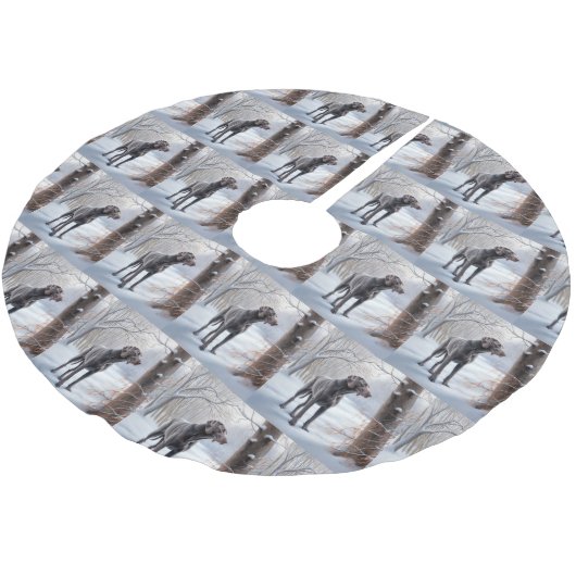 Weimaraner liet het sneeuwen Kerstmis Kerstboom Rok (Gekanteld)