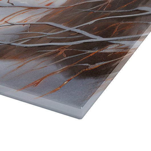 Weimaraner liet het sneeuwen Kerstmis Snijplank (Hoek)