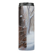 Weimaraner liet het sneeuwen Kerstmis Thermosbeker (Achterkant)