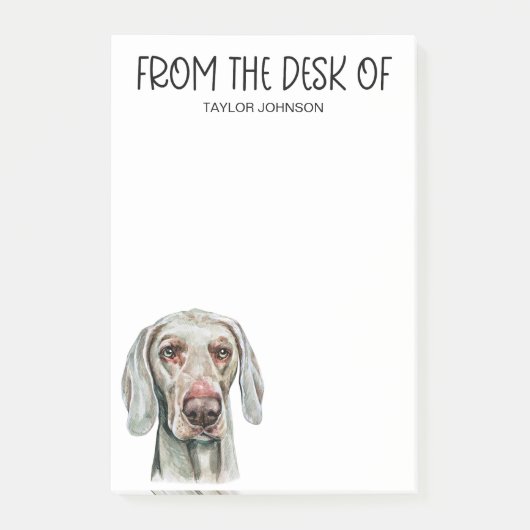 Weimaraner Lover Post-it® Notes (Voorkant)