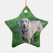 Weimaraner Lovers Ornament (Voorkant)