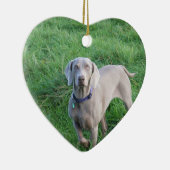 Weimaraner Lovers Ornament (Rechts)
