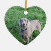 Weimaraner Lovers Ornament (Voorkant)