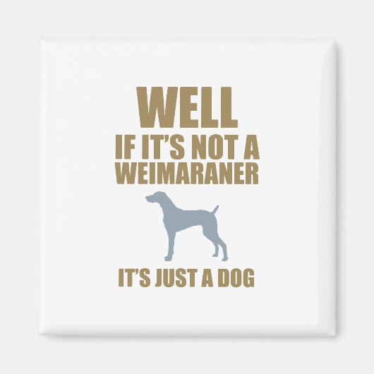 Weimaraner Magneet (Voorkant)