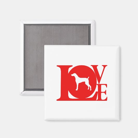 Weimaraner Magneet (Voorkant / Achterkant)