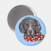 Weimaraner Magneet (Voorkant / Achterkant)