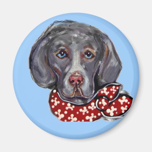 Weimaraner Magneet (Voorkant)