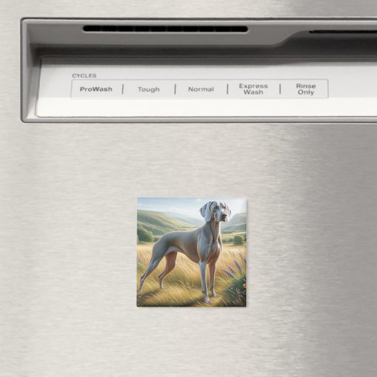 Weimaraner Magneet (Insitu (Vaatwasser))
