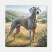 Weimaraner Magneet (Voorkant)