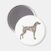 Weimaraner Magneet (Voorkant / Achterkant)