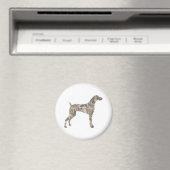 Weimaraner Magneet (Insitu (Vaatwasser))