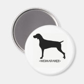Weimaraner Magnet (Voorkant / Achterkant)