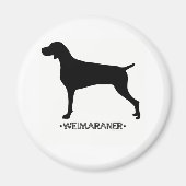 Weimaraner Magnet (Voorkant)