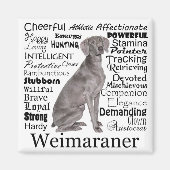 Weimaraner Magnet (Voorkant)