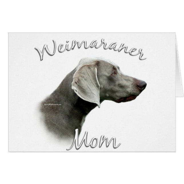 Weimaraner Mam 2 (Voorkant Horizontaal)